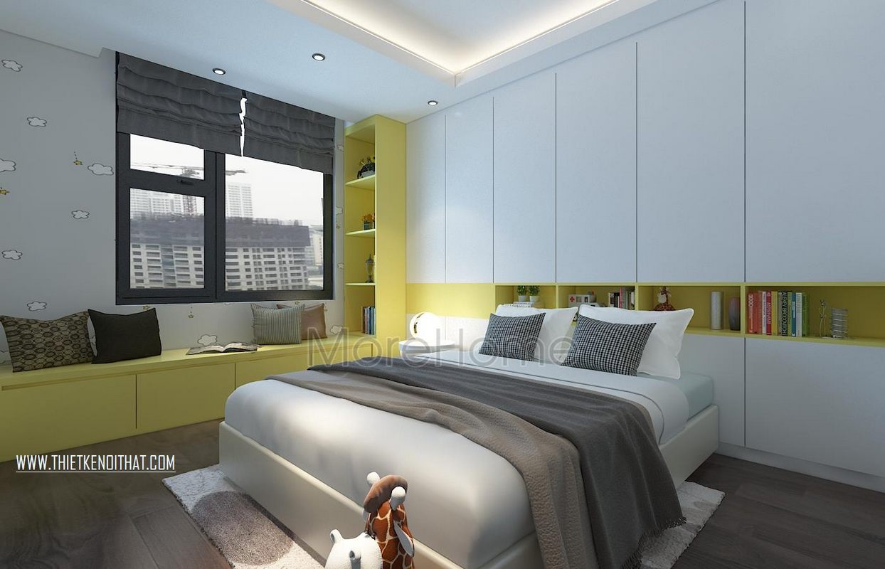 Thiết kế nội thất hiện đại tại chung cư Ngoại Giao Đoàn, HN